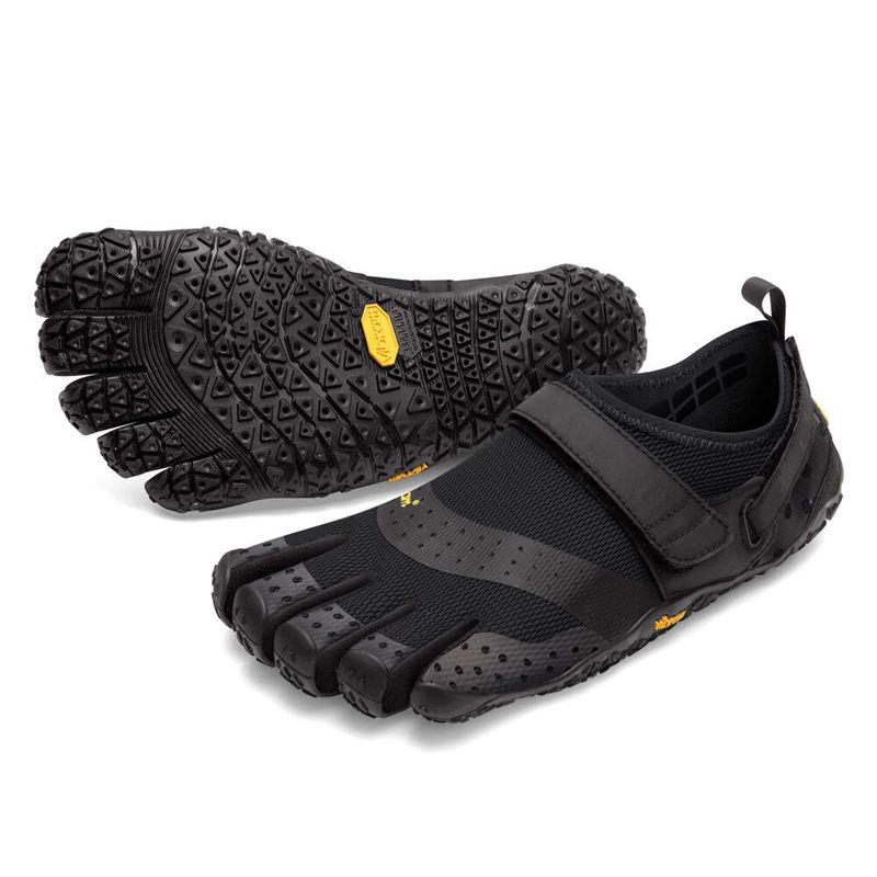 Vibram FiveFingers V-Aqua Férfi Vízi Cipő - Fekete BPEH028